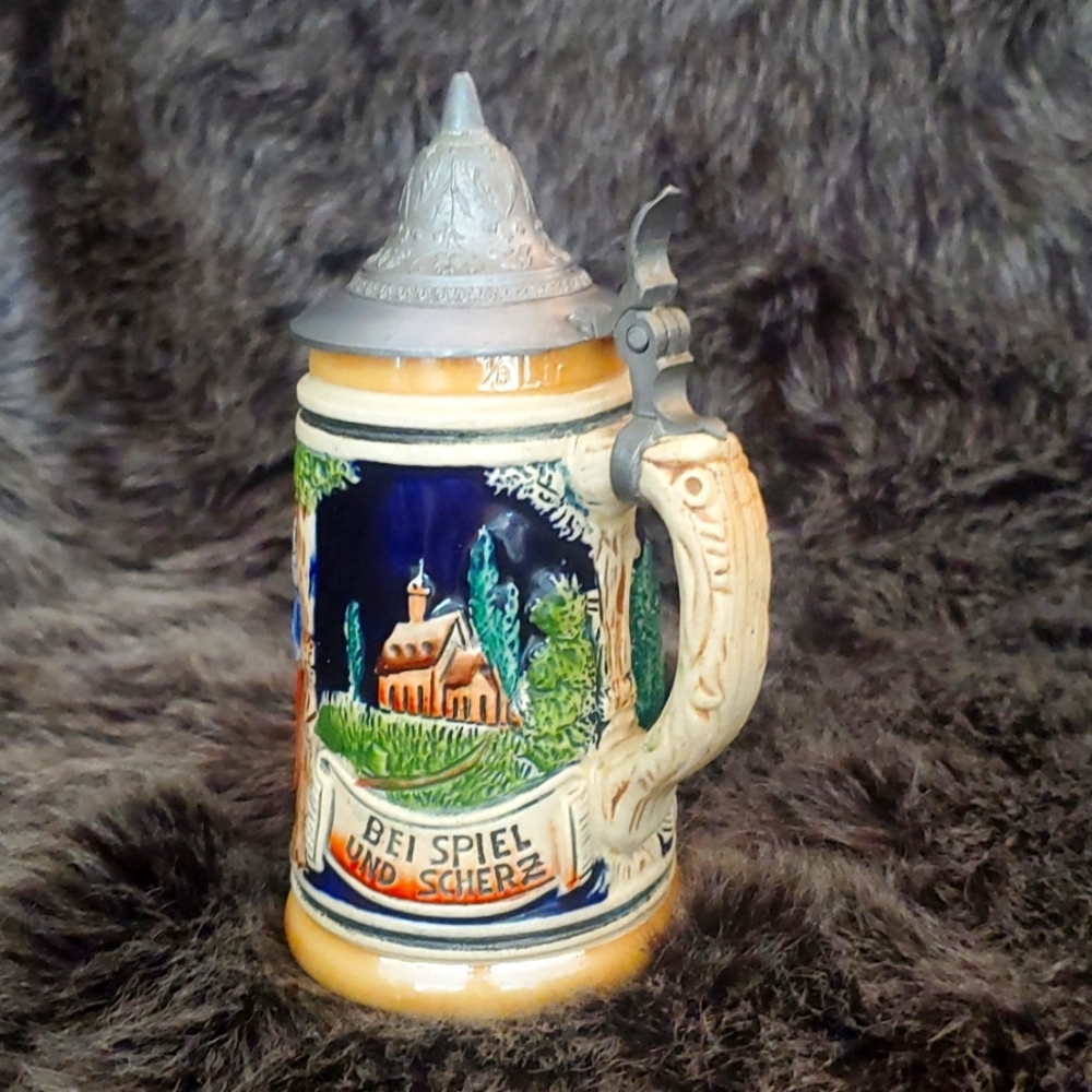 THEWALT ANTIQUE WEST GERMANY BEER STEIN